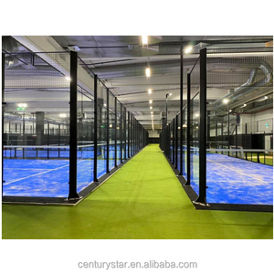 Terrain de <span class=keywords><strong>padbol</strong></span> panoramique pour l'extérieur et l'intérieur, sports en vente avec cancha padel personnalisée - Product Image 1