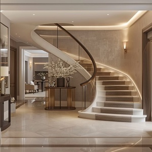 <span class=keywords><strong>Escalier</strong></span> en colimaçon moderne à usage intérieur et extérieur pour villa, appartement, hôtels, bibliothèques, musées, grands escaliers en <span class=keywords><strong>forme</strong></span> d'arc - Product Image 3