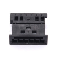 Connecteur audio femelle 6 broches PBT GF 10 pour passerelle automobile TE AMP pour BMW 1-1241370-3
