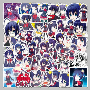 สติกเกอร์ตัวละครอนิเมะทาคานาชิ ริกกะ คุณภาพสูง 50 ชิ้น สำหรับติดตู้เย็นและโต๊ะทำงาน ผลิตจากโรงงาน โปรโมชั่นพิเศษ - Product Image 5