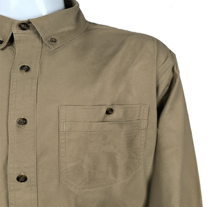 Chemise imperméable à manches longues extensible à séchage rapide pour hommes, randonnée, voyage, travail en plein air, résistante à la déchirure - Product Image 4