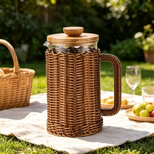 <span class=keywords><strong>Cafetière</strong></span> à piston <span class=keywords><strong>en</strong></span> <span class=keywords><strong>verre</strong></span> borosilicate, résistante aux hautes températures, portable, pour café - Product Image 1