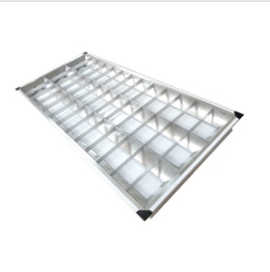 แผงเพดานสี่เหลี่ยมโคมไฟ4หลอด T8ติดตั้ง1.2M - Product Image 4