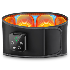 Ceinture de massage lombaire à air comprimé avec double circulation d'air, thérapie thermique et compresse froide, double usage pour le soin de la taille - Product Image 1