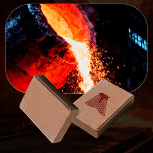 Fengshuo precio de fábrica 95 ladrillo de magnesita 97% Mgo ladrillo de magnesio refractario ladrillo de magnesia fusionado y resinterizado - Product Image 1