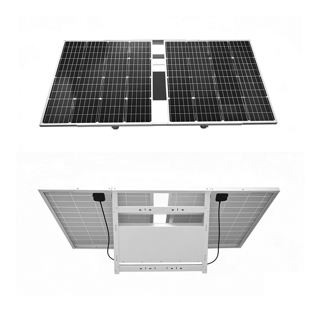 Ecosight ES-SP240120 Pro 4G Security 240W Mono Panel 120AH DC12V Ternary LI Battery Solar CCTV Camera 365D*24H Recording Road