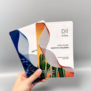 Bolsas de Embalaje para Mascarillas Faciales con Logotipo Personalizado, Sachet Líquido para Cosméticos y Cuidado de la Piel, Lámina Laminada con Sellado de 3 Lados - Product Image 2