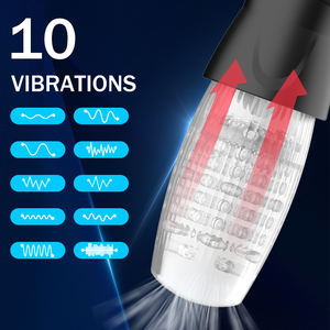 Aspiratore automatico maschio macchina orale vaginale impermeabile pene vibratore masturbazione tazza di giocattoli del sesso fornitore per gli uomini - Product Image 6