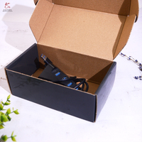Vente en gros de boîte de papier postal pliable pour l'électronique, masque chirurgical à impression numérique personnalisé, boîte en carton ondulé d'expédition de gouttes oculaires avec logo