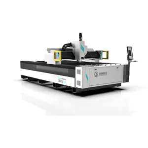Mesin pemotong Laser tempat tidur marmer kecil serat Cnc 3015 w aluminium 8mm 1kW 3000mm logam langsung pabrik untuk harga diskon
