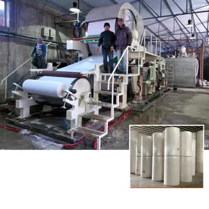 factory small business recycled tissue paper maker jumbo toilet paper machine full automatic manufacturers