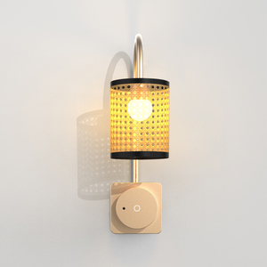 Led nhôm cảm ứng ánh sáng có thể sạc lại bức tường ánh sáng khách sạn cạnh giường Pin hoạt động Đèn tường - Product Image 1