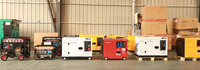Leiser Dieselgenerator Mobile Stromstation Montierte Luftkühlung Fernstart Geräuscharm