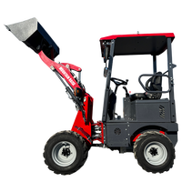 MOUNTAIN RAISE Mini chargeuse sur pneus électrique MR906E Chargeur agricole électrique frontal Cargador De Ruedas