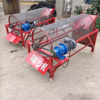 Mini crible rotatif pour compost, terreau et gravier |   Petit tamis rotatif à tambour à vendre