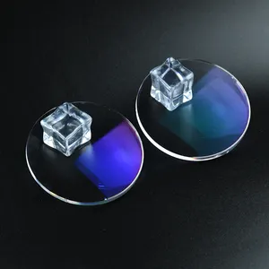 Gafas ópticas bifocales con recubrimiento azul y verde, lentes anti rayos azules, shmc, 1,56, uv420