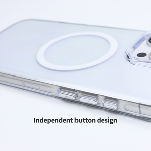 Ban đầu trong suốt vỏ điện thoại di động cho iPhone 16 15 14 13 12 11 Pro Max 17 không khí tùy chỉnh từ rõ ràng nút TRƯỜNG hợp điện thoại - Product Image 5