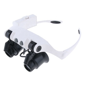 NO.9892GJ-3A Illuminated Hands-Free Double <strong>Watch</strong> <strong>Repair</strong> <strong>Magnifying</strong> Glasses with LED Light - Product Image 3