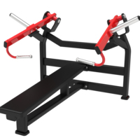 Machine de musculation isolalette à charge par plaques pour développements en salle de sport et entraînement de force