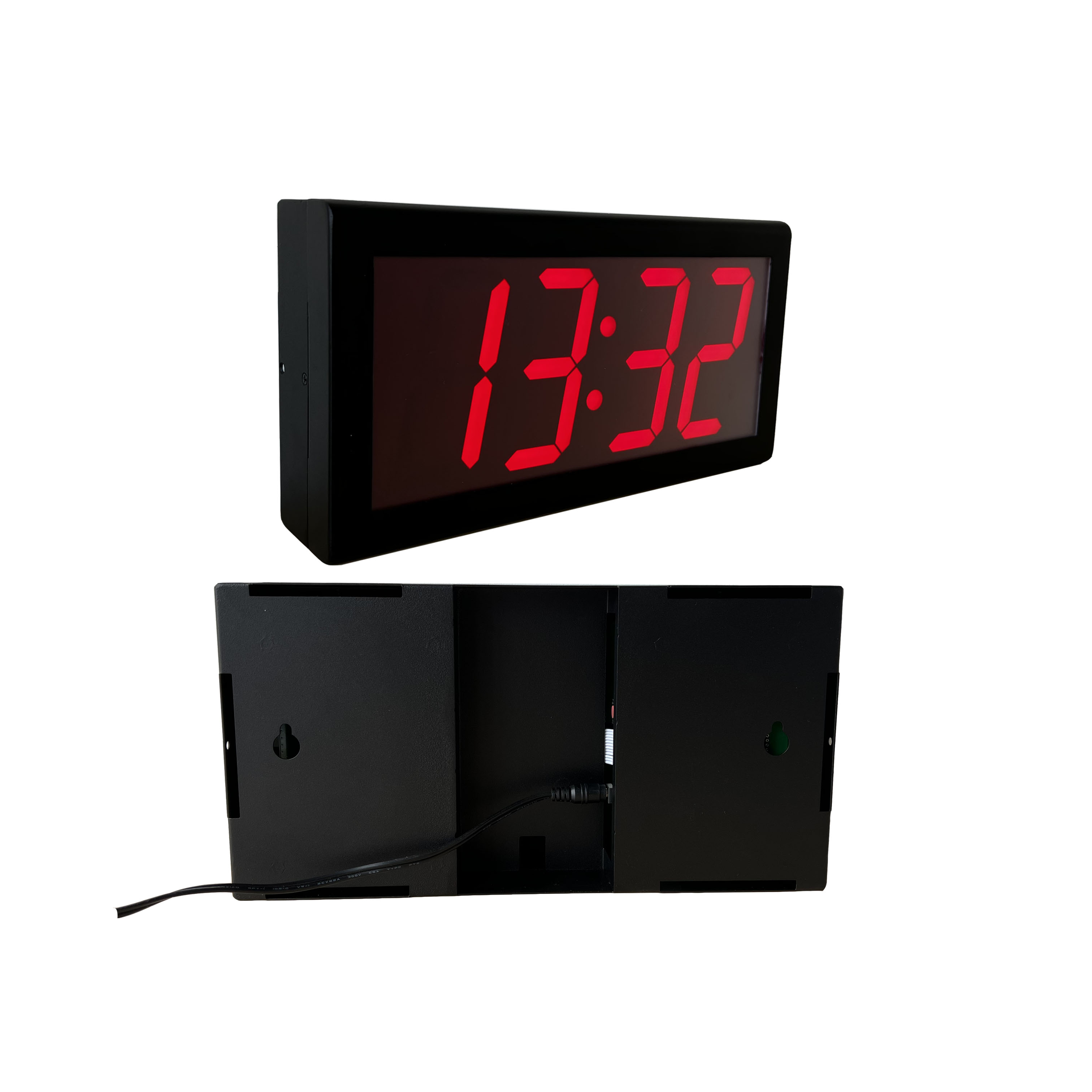 4" x 4 Digital IP Network Clock, Wi-Fi Connected, NTP Synchronised, Automatic Daylight Saving Time Change