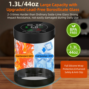 Conteneur à café automatique sous vide, pot de conservation alimentaire électrique hermétique avec écran LED, capteur de pression intelligent rechargeable - Product Image 4