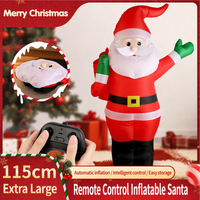 Mobil RC Tiup Huvelon 2.4GHz 4 Saluran Kendali Jarak Jauh Listrik Hadiah Natal Santa Claus