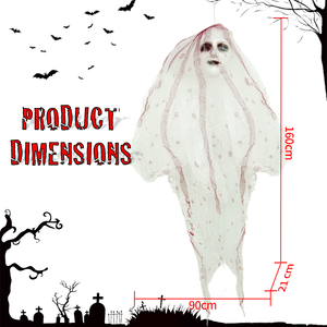 Nuevo Artículo 2026: Fantasma Colgante Animatrónico Personalizable para Decoraciones de Halloween, Accesorios Animatrónicos de Terror para Halloween - Product Image 2