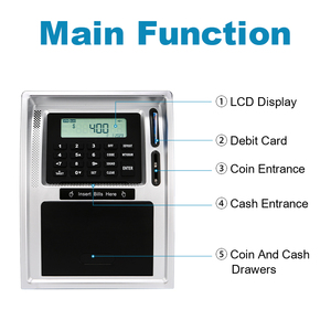 कार्टून लड़कों के कबूतर बैंक उचित मूल्य प्लास्टिक सिक्का भंडारण धन बचत बॉक्स - Product Image 2