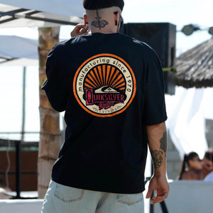 T-shirt pour homme 100% coton, imprimé numérique, manches courtes, col rond, coupe classique, streetwear décontracté - Product Image 1