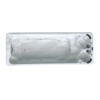 Spa en acrylique Aristech d'occasion Piscine sans fin de 6 mètres Piscines en fibre de verre Spa de baignade sans fin creusé