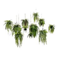 Décoration suspendue d'intérieur Mori, plante artificielle en forme de fougère, décoration suspendue pour la maison, ornements créatifs pour la photographie