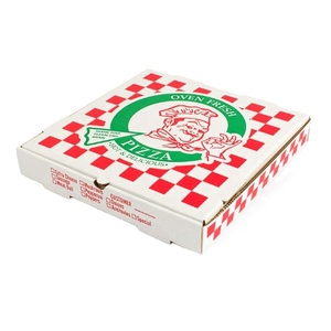 Caja de embalaje de <span class=keywords><strong>pizza</strong></span> de papel impresa personalizada de 10, 12, 14, 16 y 18 pulgadas con logotipo para llevar, cartón de embalaje de <span class=keywords><strong>pizza</strong></span> - Product Image 5