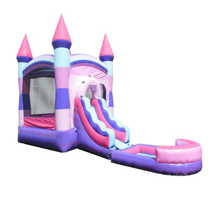 Maison gonflable commerciale de rebond de garçons de videur avec la glissière pour sauter et faire la fête - Product Image 2