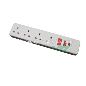 250v <span class=keywords><strong>4</strong></span> banda de energía eléctrica 2 carga usb puertos enchufe de extensión universal salida con spike y de guardia - Product Image 6