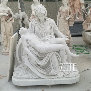 กลางแจ้งชีวิตขนาดพระแม่มารีและพระเยซูประติมากรรมบรอนซ์Pietaรูปปั้น - Product Image 6
