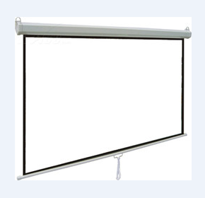 <span class=keywords><strong>จอ</strong></span>โปรเจคเตอร์แบบดึงลงด้วยมือ ขนาด 120 นิ้ว อัตราส่วนภาพ 16:9 ผ้าม่านสีขาวด้าน ติดผนัง - Product Image 2