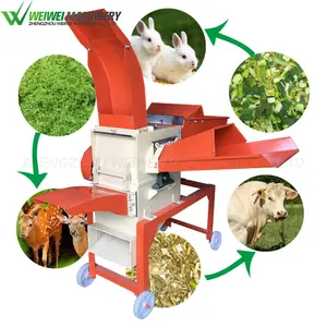 weiwei widely used grass straw cutting and grinding machine for sale