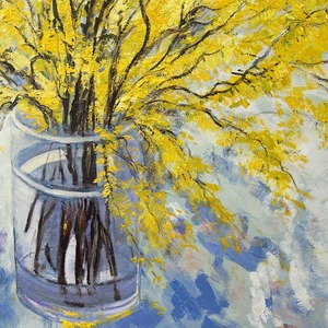 100% dipinto a mano <span class=keywords><strong>soggiorno</strong></span> decorazione per la casa regalo fiore astratto decorazione moderna colorata pittura a olio - Product Image 6
