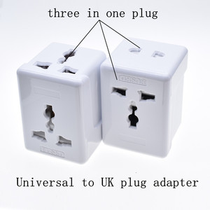 Adaptateur de prise de voyage universel vers UK US EU AU CN vers UK Singapore Malaysia Plug Fusible 13A intégré - Product Image 5