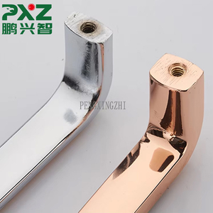 Poignée de congélateur brossée réfrigérateur poignées de porte double réfrigérateur poignées pliées lisses - Product Image 4