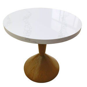 Villa Hôtel de luxe moderne personnalisée Table basse ronde en bois Table à thé nordique ronde en bois Table basse chambres d'hôtel de luxe - Product Image 2