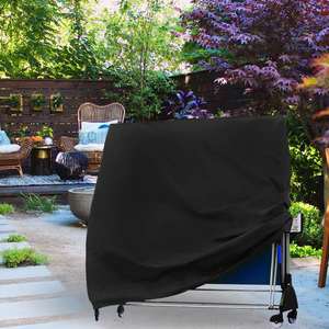 Funda para Mesa de Ping Pong para Exteriores, Tela Oxford Negra 210D con Recubrimiento Plateado, Multicolor, Resistente al Viento, Protección Solar y Antipolvo - Product Image 6