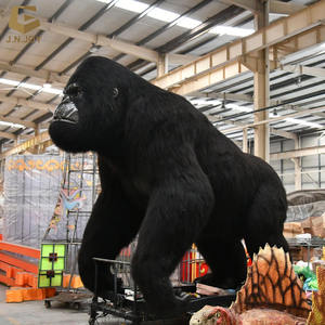 Modèle d'animal gorille animatronique de zoo extérieur de haute qualité SGAA20 à vendre - Product Image 2