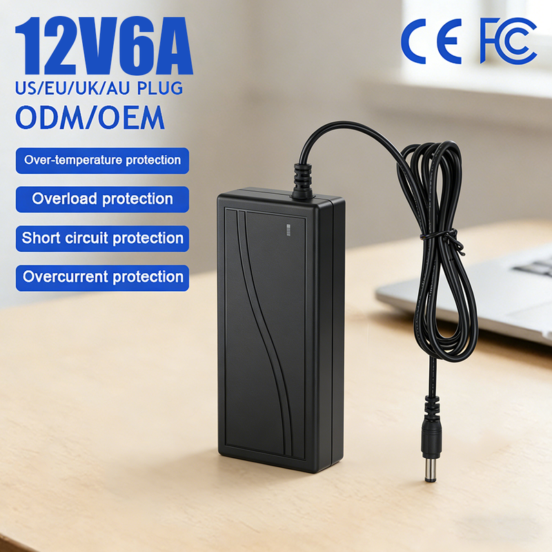 Universal Wall Plug 12V5A Power Adapter