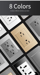 Vente chaude bakélite couleur blanche bâtiment lumière UK Type 13a double prise murale et interrupteur - Product Image 5