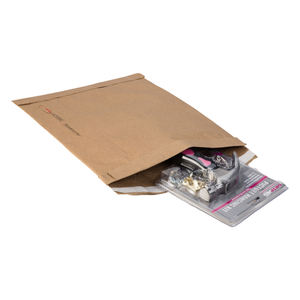<span class=keywords><strong>Enveloppe</strong></span> en carton kraft brun à soufflet extensible recyclable et écologique avec logo imprimé personnalisé sac d'expédition rigide et résistant - Product Image 5