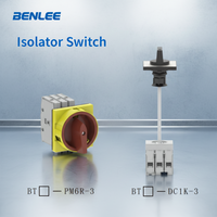 Interruptor Aislador de Panel BENLEE de Alta Calidad, 3-4 Polos, 40A/80A/125A, IP65, Función de Corte de Carga a 800V