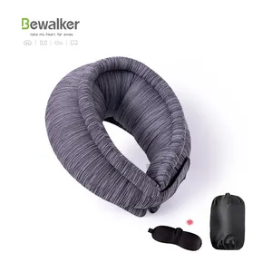 Adjustable Neck Pillow Travel Travel Foam Particles U-shaped Neck Pillow Portable Office Siesta Pillow