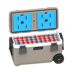 Glacière Kuer 70L grande capacité avec roulettes pour le camping en plein air - Product Image 4