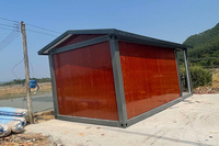 Usine bas prix construction rapide immeuble de bureaux jardin pignon toit Kit ensemble conteneur d'expédition maison abri de jardin maisons préfabriquées bon marché